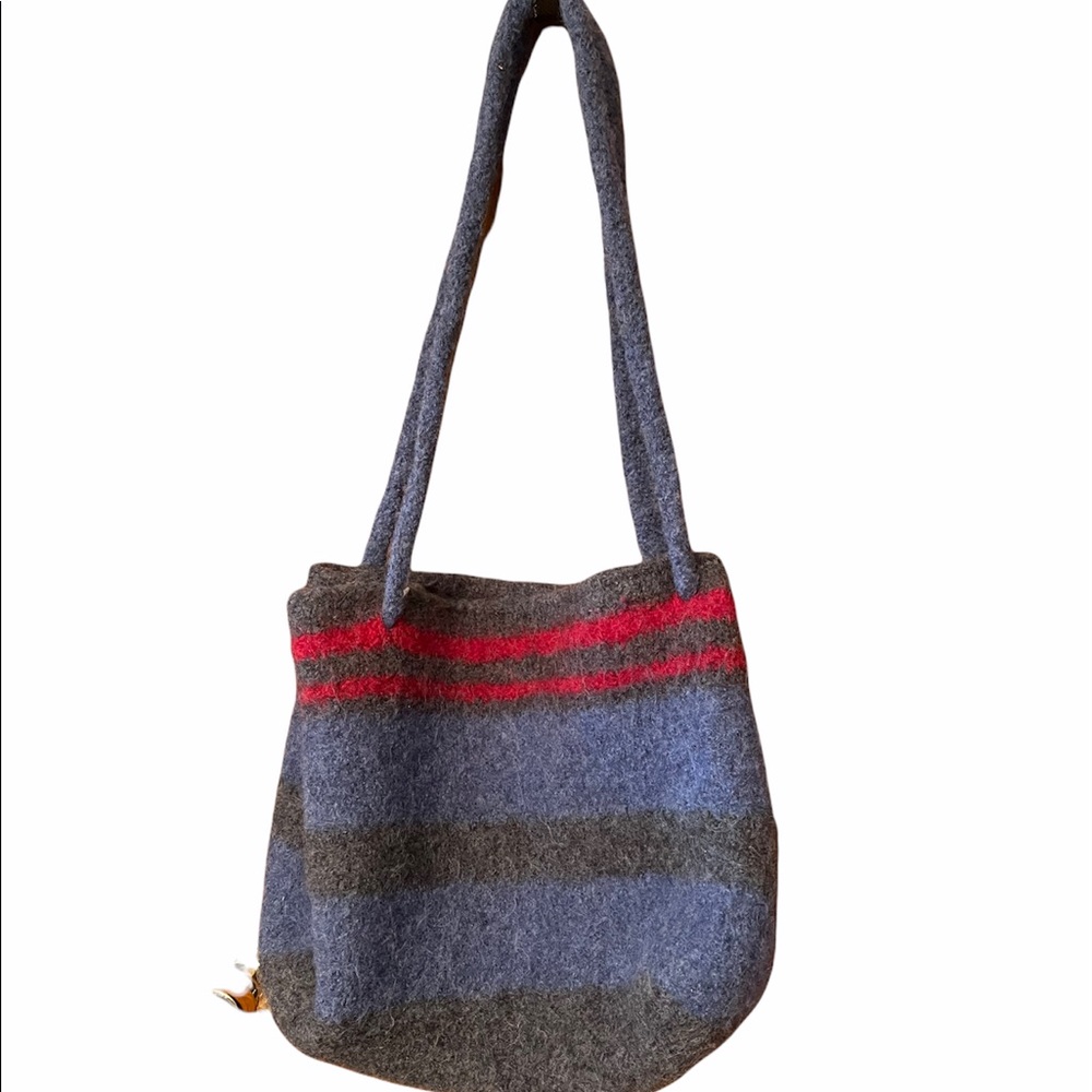 Boho Handmade Felted Bag